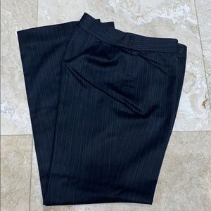 Loft Straight Leg Pin Striped Trousers